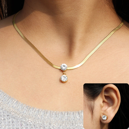 Linked Elegance Set | 22k Gold Plated