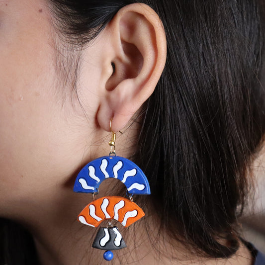 Trendy Clay Terracotta Earring