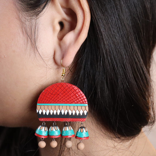 Queen's Choice Terracotta Jhumka