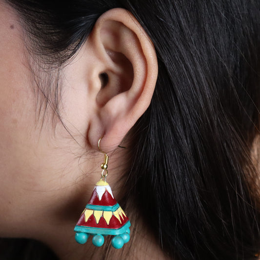 Elegant Mandir Jhumka