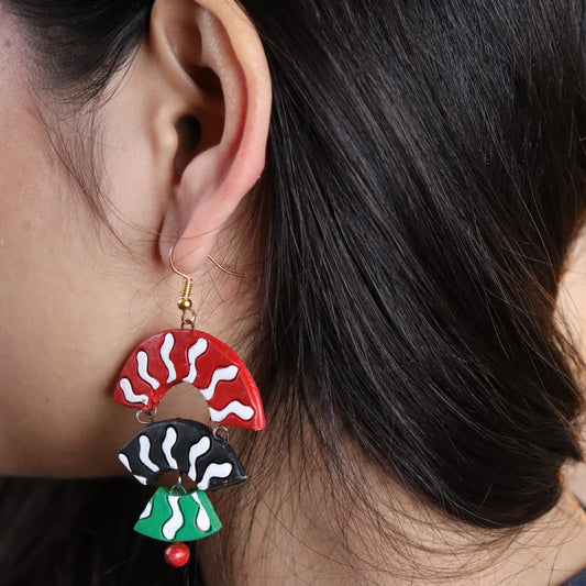 Trendy Clay Terracotta Earring