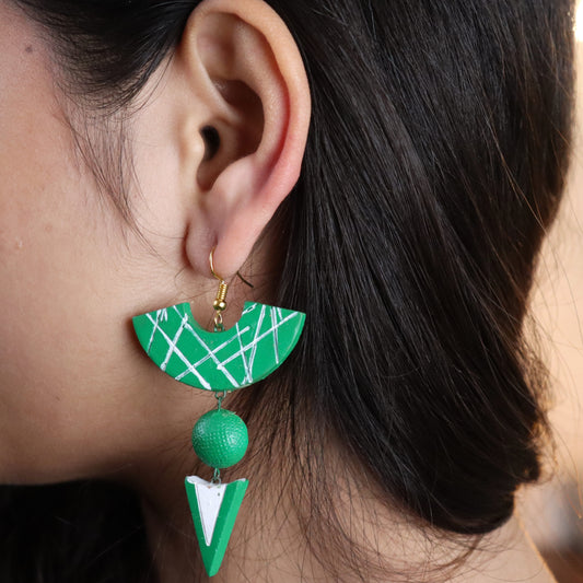 Modern Vibes Terracotta Earring