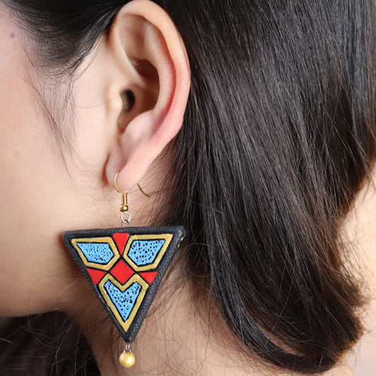 Statement Terracotta Earring