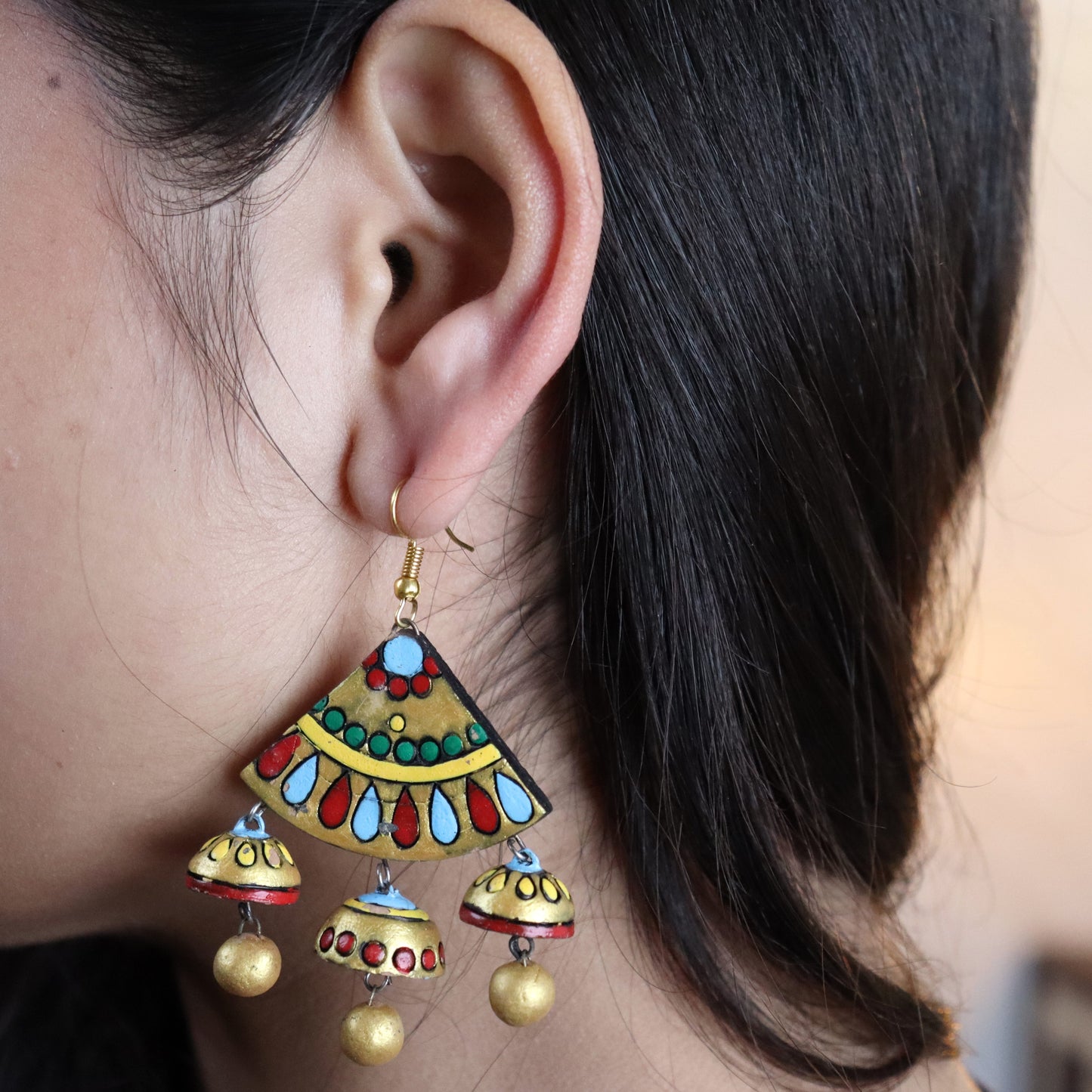 Beauty Latkan Terracotta Jhumka