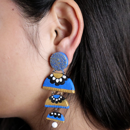 Earthy Essence Terracotta Earring
