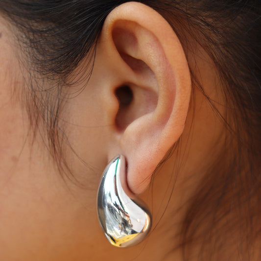 Silver Tear Drop Earrings
