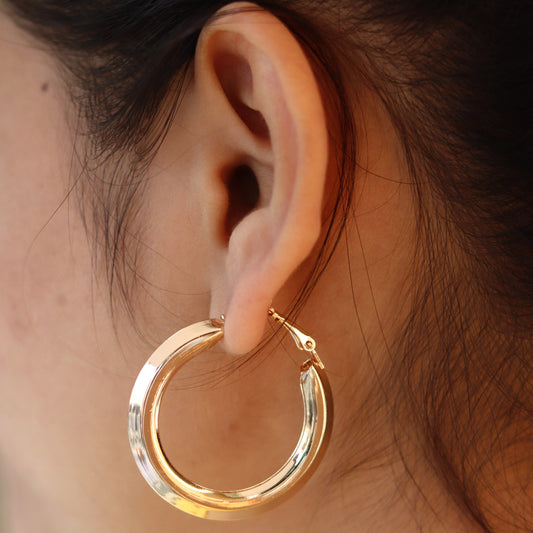 Classic Circle Hoop Earrings