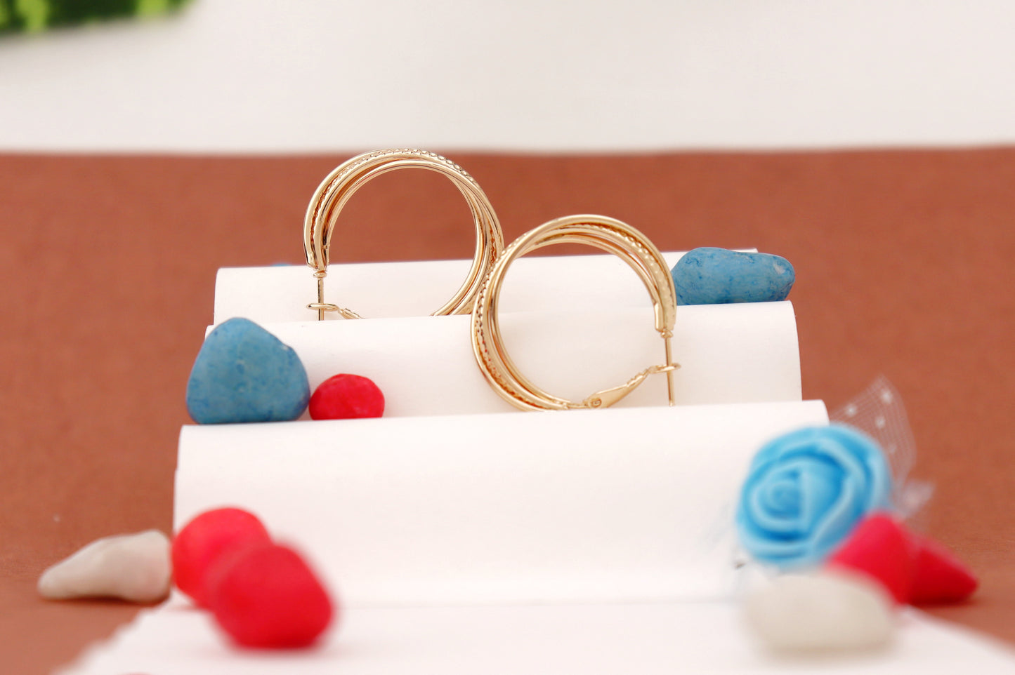 Golden Embrace Hoops