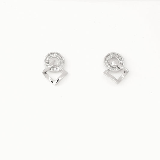 Frosted Luxe Stud Earring