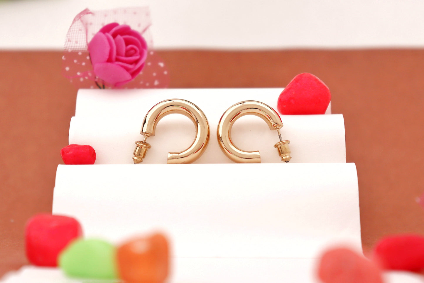 Golden Bali Hoops