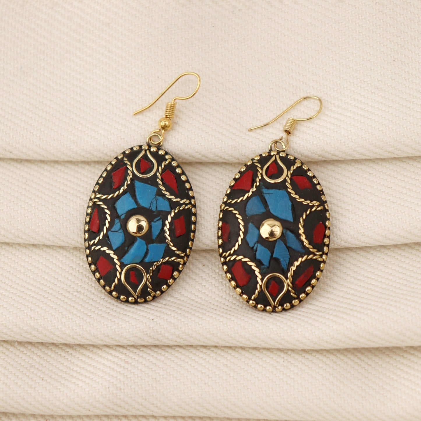 Cosmic Ember Lac Earrings