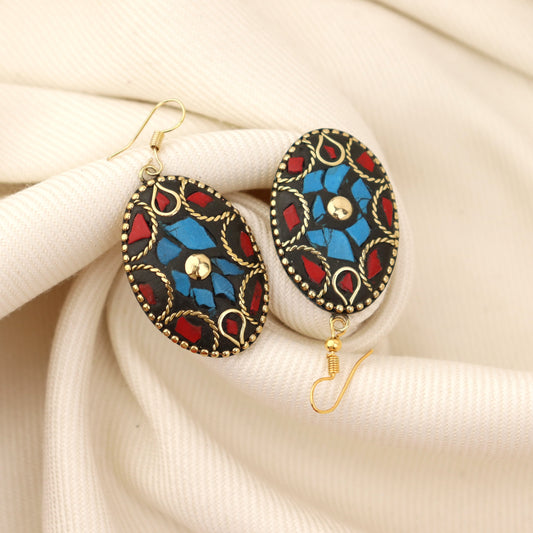 Cosmic Ember Lac Earrings