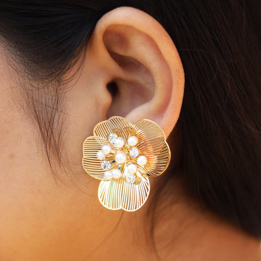 Petite Florale Stud Earrings