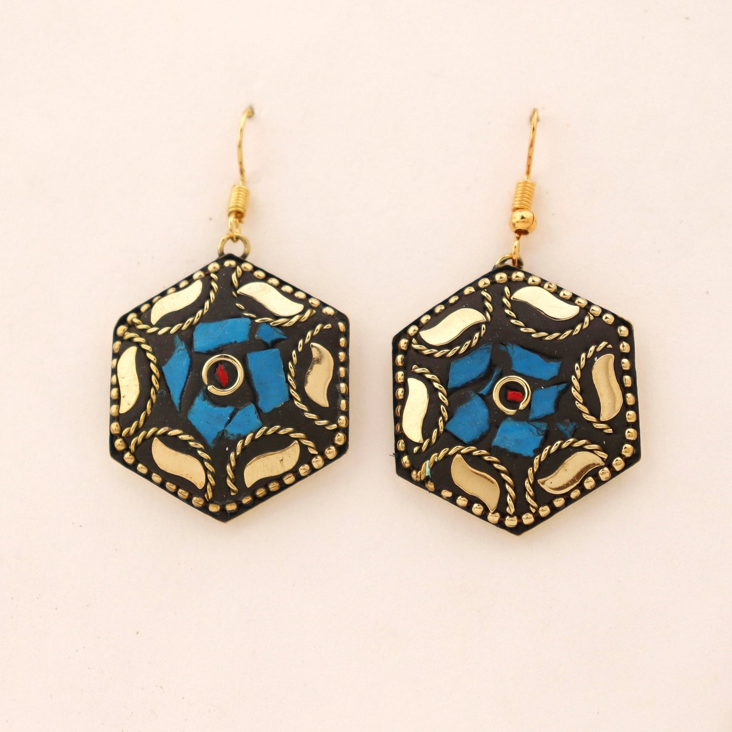 Cerulean Dream Lac Earrings
