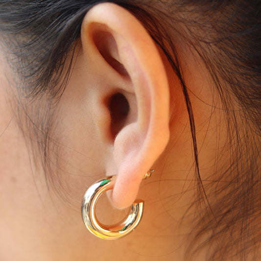 Golden Bali Hoops
